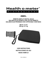Health O Meter Professional 498KL User manual