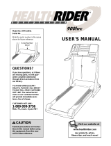 HealthRider 900hrc User manual