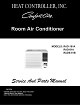 Heat Controller Room A C RAD-81A RAD-101A RADS-81B User manual