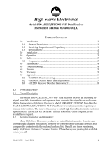 High Sierra 4500 User manual