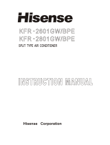 Hisense Group KFR 2601GW/BPE User manual