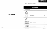 Hitachi 27FX49B User manual