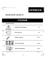 Hitachi 27UX01B User manual