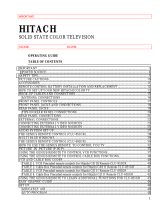 Hitachi 31UX5B User manual