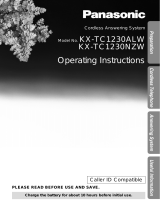 Panasonic KX-TC1230ALW, KX-TC1230NZW User manual