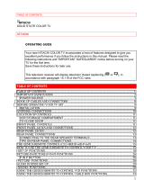 Hitachi 35TX69K User manual