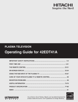 Hitachi 42EDT41A User manual