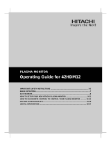 Hitachi 42HDM12 User manual