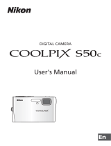 Nikon S50C User manual