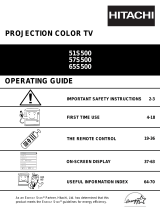 Hitachi 57S500 User manual