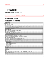 Hitachi 46GX01B User manual