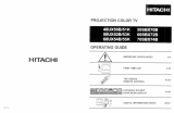 Hitachi 60UX54B/55K User manual