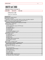 Hitachi 50EX13KX User manual
