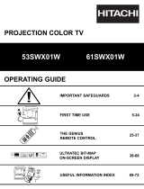 Hitachi 53SWX01W User manual