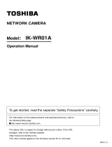 Toshiba IK-WR01A Operating instructions