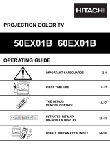 Hitachi 50EX01B Operating instructions