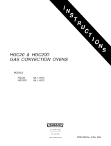 Hobart HGC20 User manual