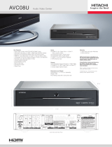 Hitachi AVC08U User manual