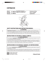 Hitachi Koki C 10FCE User manual