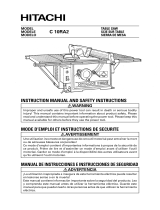 Hitachi C10RA2 User manual