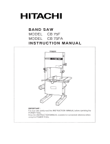 Hitachi CB 75FA User manual