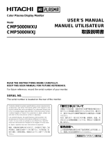 Hitachi CMP5000WXU User manual