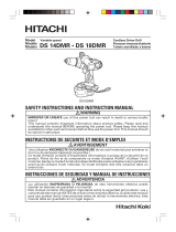 Hitachi ds 18dmr User manual