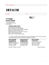 Hitachi VHS VT-M292A User manual