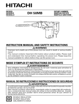 Hitachi DH50MB - 2" SDS Max Rotary Hammer User manual