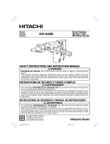 Hitachi DH50SBK - 2" Spline Rotary HAMMERW/CASE 10.4Amp AC User manual