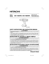 Hitachi DS 14DSFL User manual
