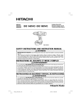 Hitachi DS18DVC User manual