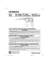 Hitachi Koki DV 13SS User manual