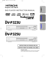 Hitachi DV-P325U User manual