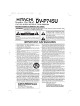 Hitachi DVP745U User manual