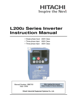 Hitachi L2002 User manual