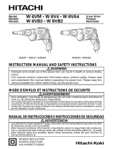 Hitachi W6VA4 User manual