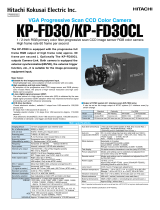 Hitachi KP-FD30 User manual