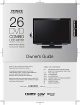 Hitachi L26D205 User manual