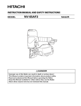 Hitachi NV 65AF3 User manual
