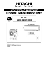 Hitachi RAC-35YHA User manual