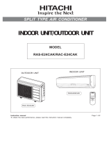 Hitachi RAC-S18CAK User manual