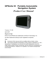 Holux GPSmile 53CLife User manual