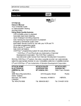 Hitachi VT-FX613A User manual