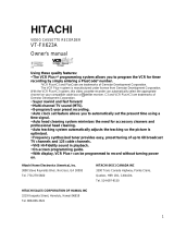 Hitachi VT-FX623A User manual