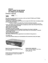 Hitachi VT-FX631A-VT-FX632A User manual
