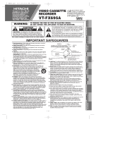 Hitachi VTFX695A User manual