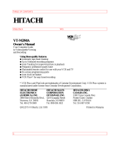 Hitachi VT-M294A User manual