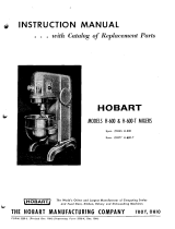 Hobart H-600 User manual
