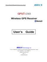 Holux GPSlim236B User manual